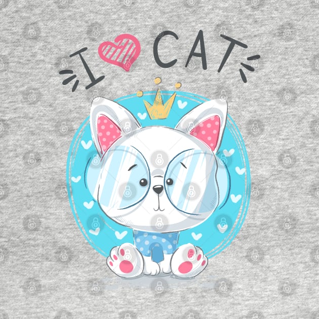 I love cat by Mako Design 